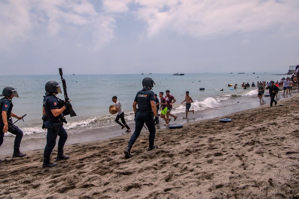 Última hora de la entrada de inmigrantes a Ceuta, en directo