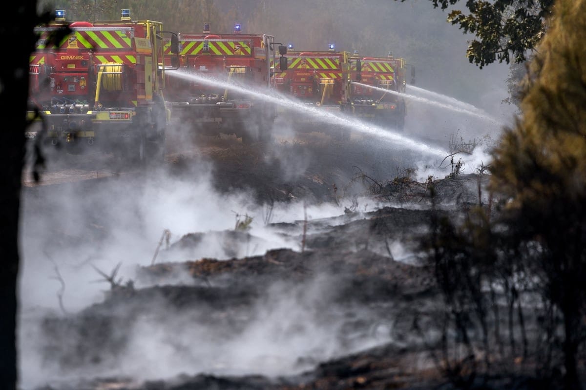 Incendio en suroeste de Francia: una tregua temporal pero sin control