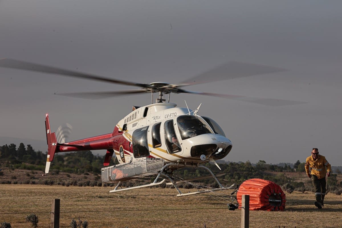 Mueren siete personas en Argentina al caer un helicóptero que se dirigía a combatir un incendio forestal