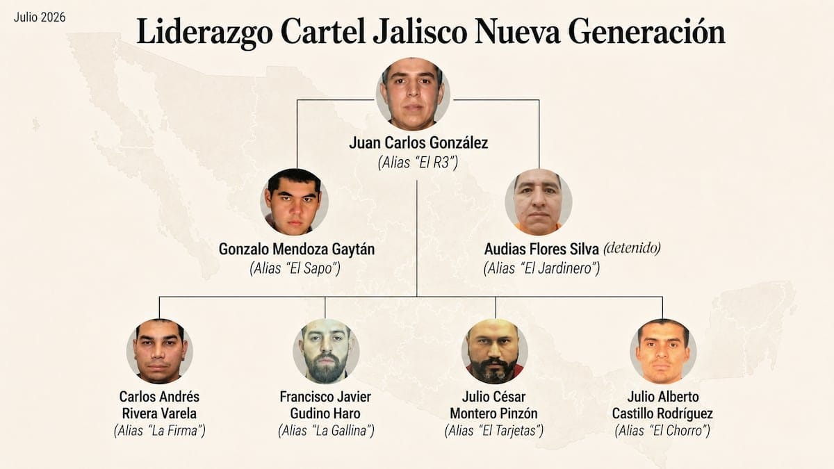 Estados Unidos identifica al clan del R3, nuevo jefe del Cartel Jalisco
