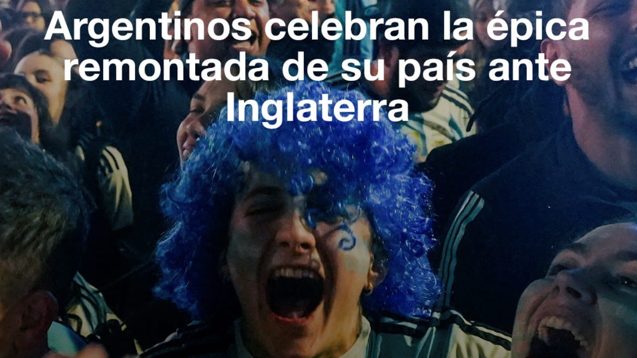 Mundial 2026: Argentinos celebran la épica remontada ante Inglaterra