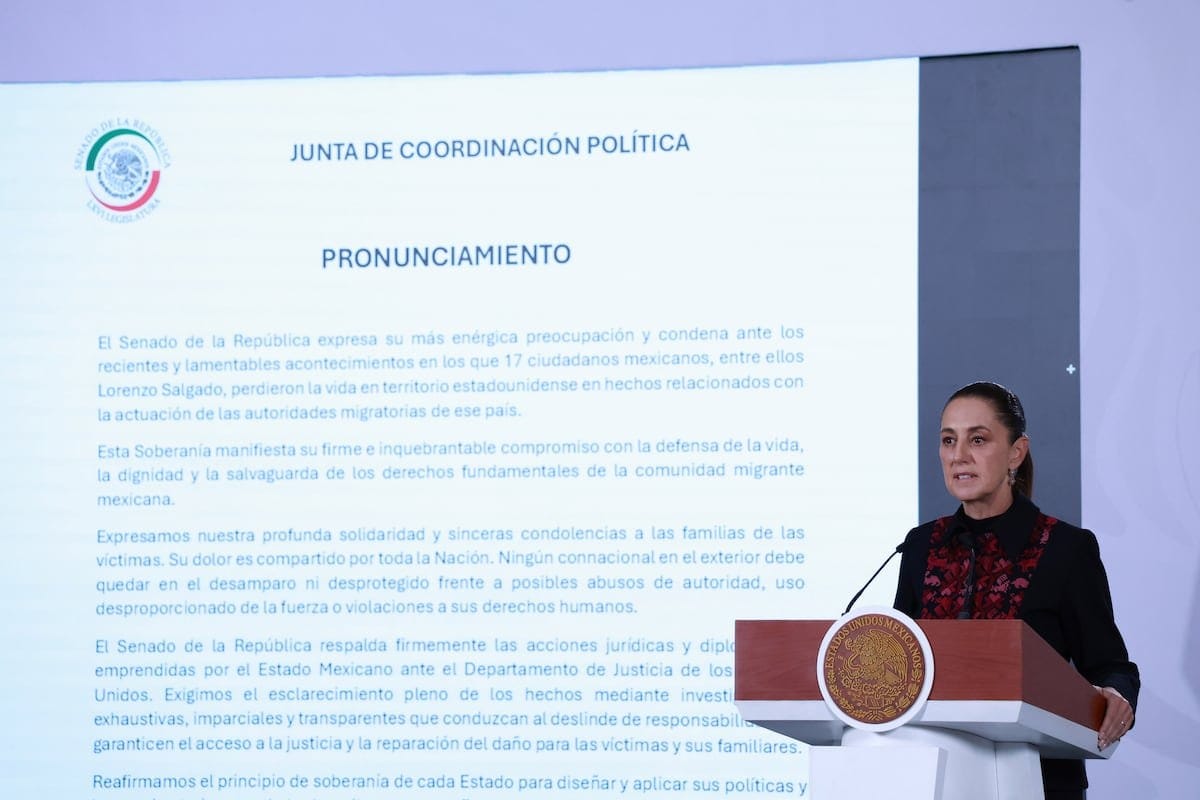 La devolución de las cartas de México al ICE pone a prueba el cambio de estrategia de Sheinbaum con Estados Unidos