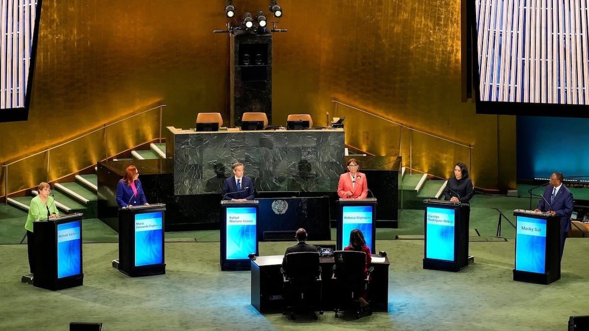 Debate de candidatos a liderar la ONU