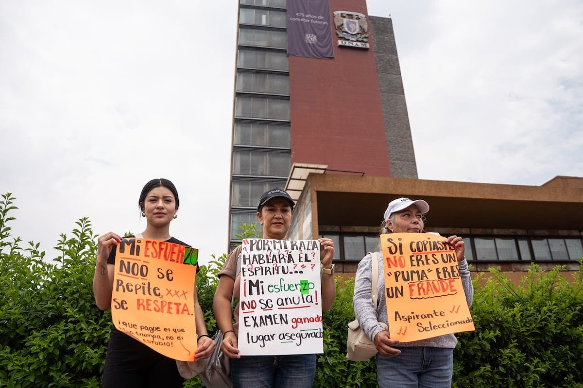 Repetir o no el examen de acceso: la UNAM se enfrenta a un dilema sin precedentes con todos los focos sobre la decisión