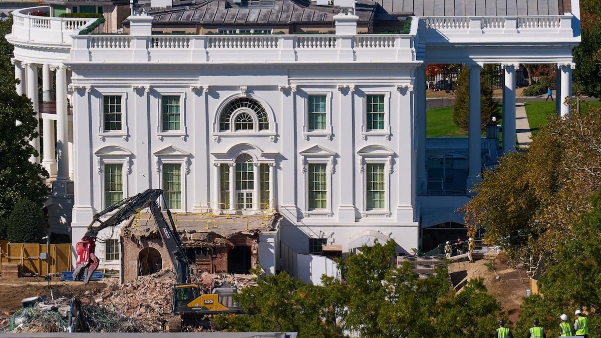 Tribunal dictamina que Trump necesita aval del Congreso para obras en la Casa Blanca