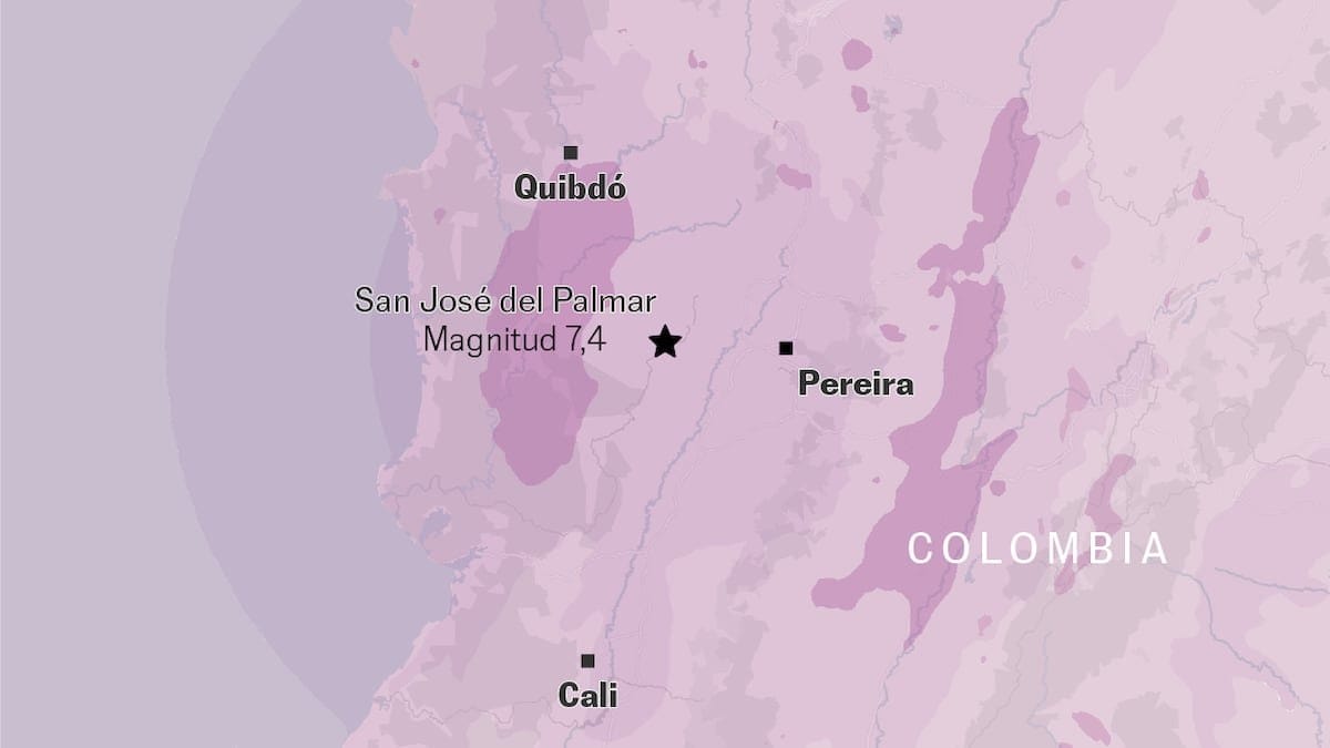 Mapas y gráficos del devastador terremoto en Colombia