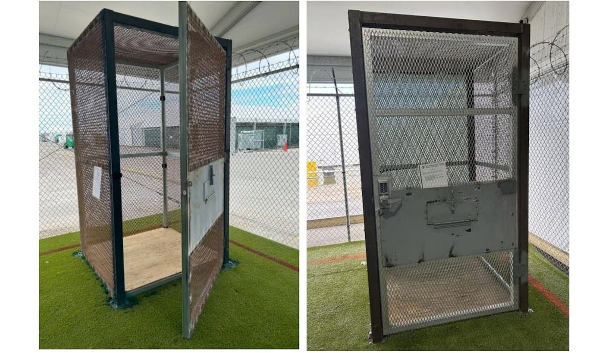 Gobierno de Trump confirma uso de jaulas como castigo en el centro de detención Alligator Alcatraz