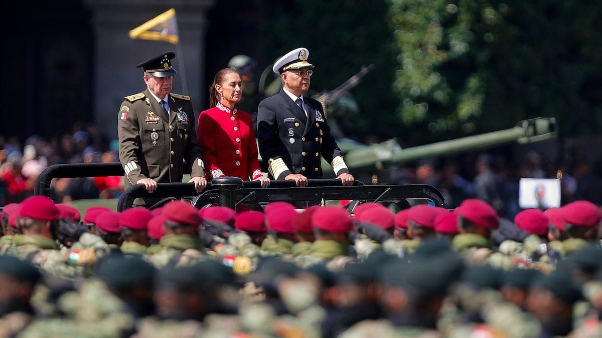 Desfile militar por la Independencia: Sheinbaum destaca el papel de las Fuerzas Armadas en la defensa de la soberanía nacional