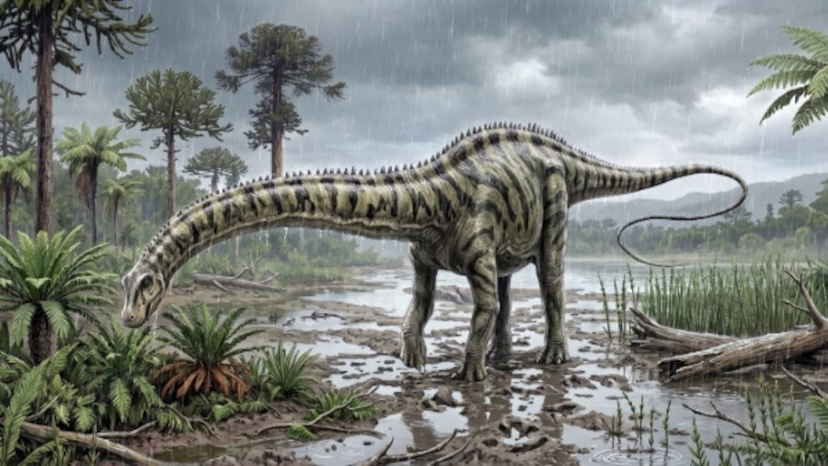 Hallan en Teruel el primer diplodocus fuera de Norteamérica